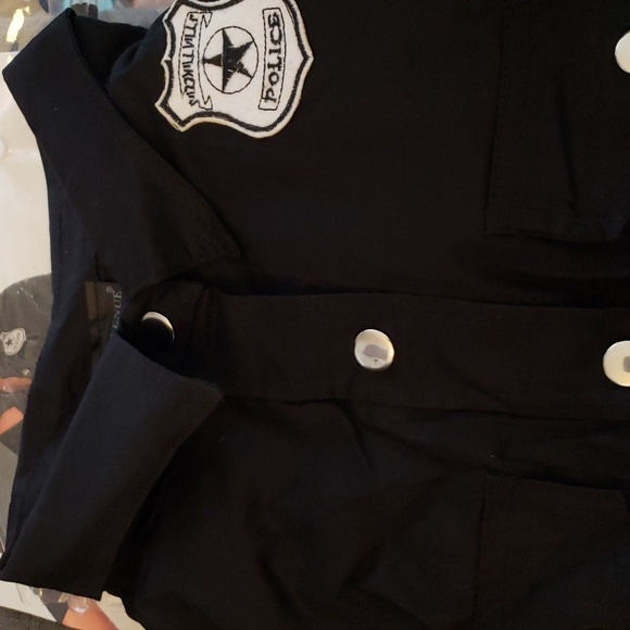 Leg Avenue 2 Piece Police Shirt and Tie Set Size M - Picture 2 of 10